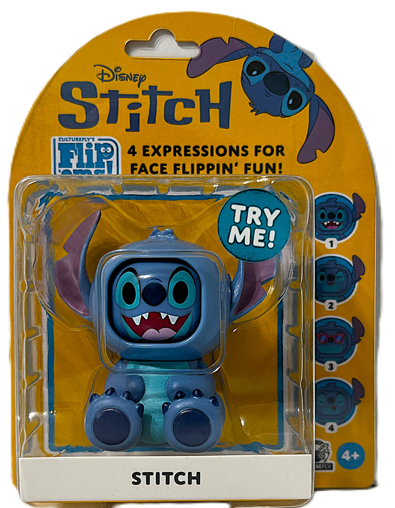 Disney Stitch Flip ems! 4 Expressions for Face Flippin’ Fun! Sensory Play NEW
