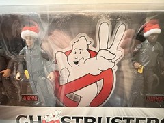 Ghostbusters 2 Toys R Us Figure Box Set 2010 MATTY Adult Collector Christmas Hat