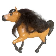Dreamworks Spirit Riding Free Lucky’s Horse Brown Tan Collectible Toy