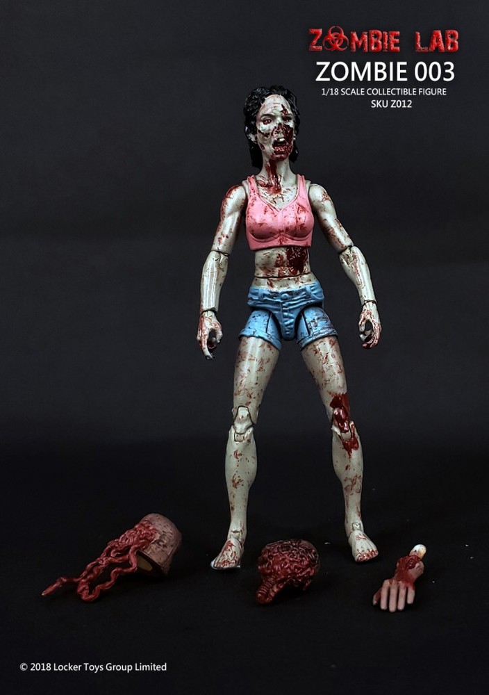 Zombie Lab 1/18 scale (4″) action figure Zombie 3