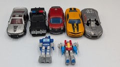 Transformers RPMs Mudflap Bumblebee Baracade & Other Transformers Lot Of 7