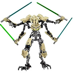 32cm KSZ714 Star Toy Anime General Robot Grievous With Lightsaber Hilt Combat.