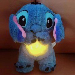 Kawaii Stitch Sleep Plush Toy – Calm Music, Lights & Breathing Effect Kids Gift