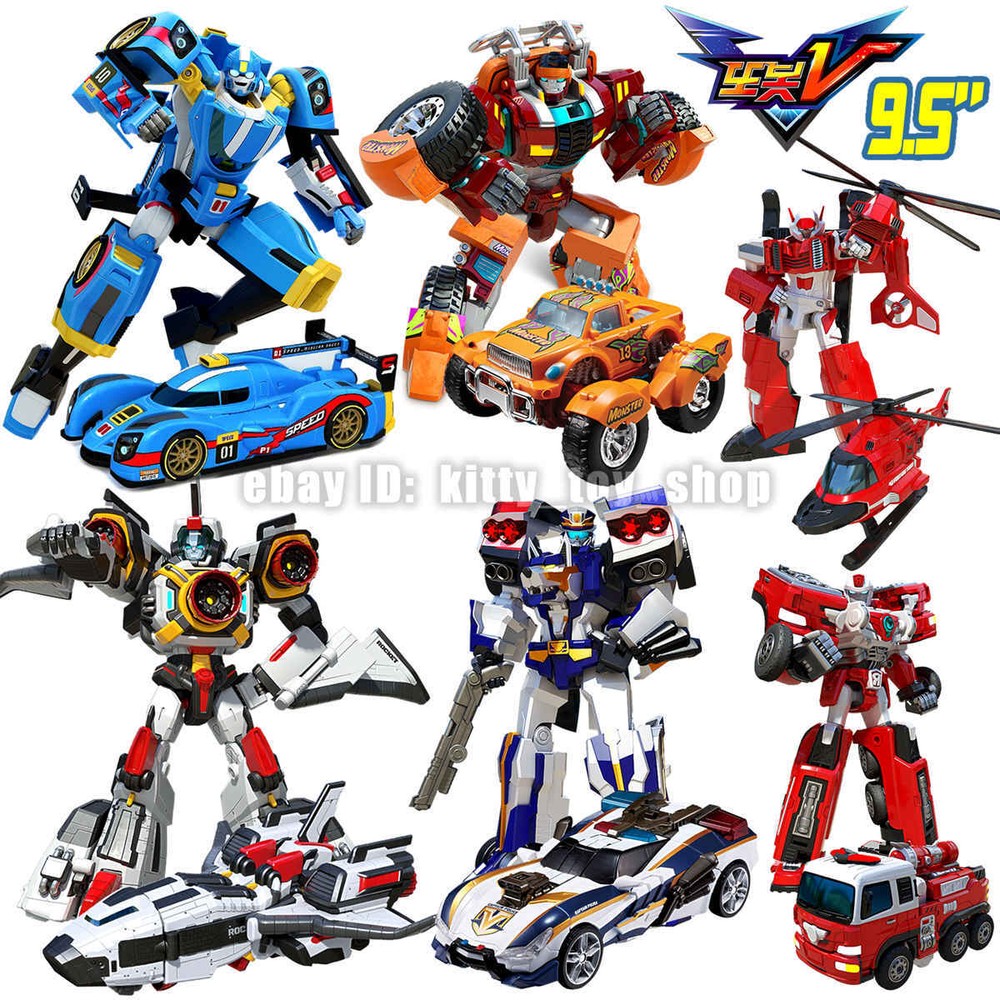 Tobot V Galaxy Detectives 9.5″ Transform Figure Boys Toy Car Truck Vehicle Robot