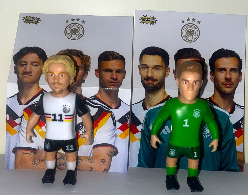 Germany Marc-André ter Stegen & Nick Woltemade Supergoal Soccer Action Figures