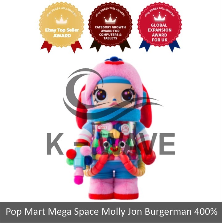 Pop Mart Mega Space Molly Jon Burgerman 400%
