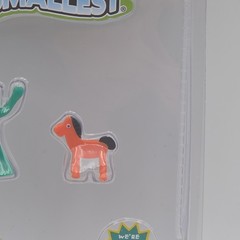 World’s Smallest Gumby Bendable Figure Set Gumby & Horse Green/Orange
