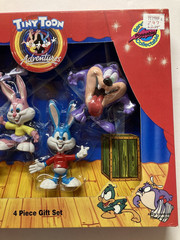 Vintage Tiny Toons Adventures Gift Set Bend-Ems Bugs Bunny Bendable Justoys