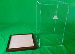 10 x 10 x 18 Display Case for Hot Toy Figures 1/6 Scale, Statue, Doll, LED Light
