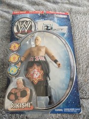 WWE Rikishi Wrestling Action Figure R3 Tech Blue Bloods Bloodline 2002 WWF