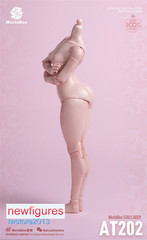 US Worldbox 1:6 AT202 Pale Skin Plump Hip 12 inch Female Action Figure Body Toys