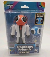 Rainbow Friends Scientist Figure Series 2 Glow In The Dark Collectible Toy – New