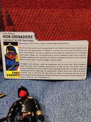 Iron Grenadiers V1 100% Complete G.I. Joe 1988 Hasbro Action Figure FLAWLESS