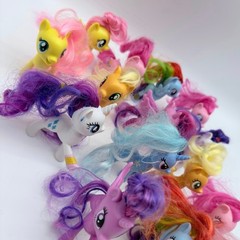 My Little Pony Lot Of 15 Brushable 3.5″ Mini Figures MLP Hasbro Various Years