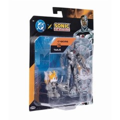 DC x Sonic the Hedgehog Multipack – Cyborg & Tails as Cyborg Action Figures