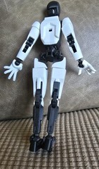 3D Printed Articulated Tesla Optimus Robot Figure-based on Dummy 13 – 9.5″ Tall