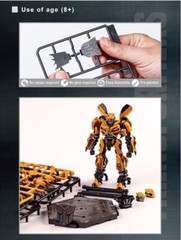 Transformers Bumblebee Camaro Figure Model Kit Pre Painted
