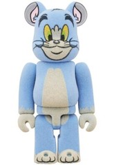 BE@RBRICK TOM Classic Color FLOCKY Ver. 100% 400% TOM AND JERRY Figure Bearbrick
