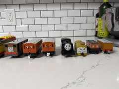 Thomas & Friends Huge Lot Of 35pcs Mixed Years VTG 90s 2000s Die Cast & Plastic