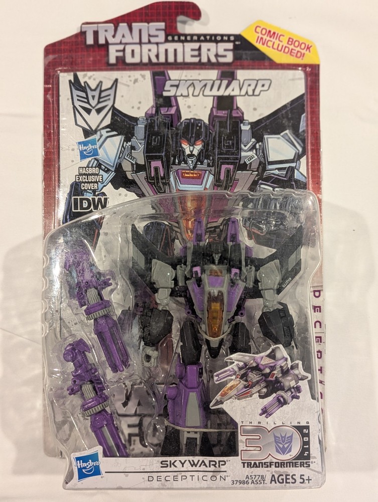 Transformers Skywarp FOC Thrilling 30 Generations 2014 Hasbro Figure MOSC