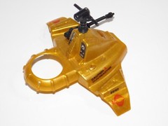 GI Joe 1986 SERPENTORS AIR CHARIOT UPPER Body Part BRIGHT GOLD