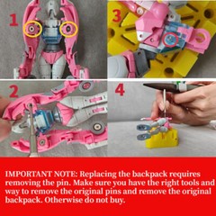 in stock Model Injection Replace Backpack For NewAge H48 Arcee Upgrade Kit