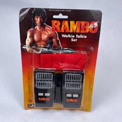 Rambo Clicker Gun & Walkie Talkie Set Vintage 1985 LarGo Toys Ltd.
