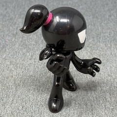 Ninja Kidz TV Blind Bag Action Figure Black w/ Ponytail Pink Hair Tie Ninja Toy