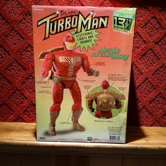 Turbo Man Doll Action Figure Walmart Exclusive, Sealed Jingle All The Way