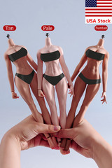 YM507 1/6 Normal Skin Female Large Breast Figure Muscle Flexible Body W/Detail