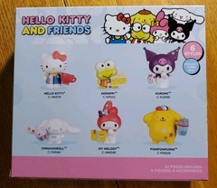 Hello Kitty and Friends 2″ Retro Rainbow Vibes 6 Mini Figures Set Series 4