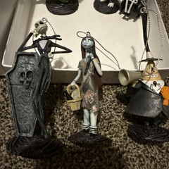 Disney Nightmare Before Christmas Deluxe 9 Ornamnet Set Disney Store Exclusive