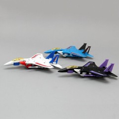 Transformers G1 Starscream Thundercracker Skywarp 3x Action Figures Flight Team