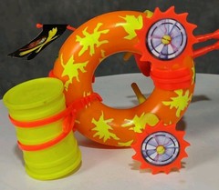 Vintage TMNT Scuba Divin’ Raph Tube Grenades Teenage Mutant Ninja Turtles EUC