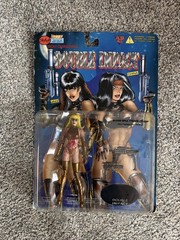 SEALED 1998 DOUBLE IMPACT BLOOD SPLATTERED ALEXYS VARIANT 6″ FIGURE SKYBOLT