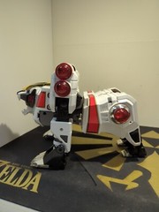 1994 Mighty Morphin Power Rangers White Tigerzord & Ranger Deluxe 98% Complete