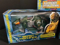 TRANSFORMERS BEAST MACHINES MEGATRON OPTIMUS PRIMAL RATTRAP LOT OF 3 NIB USA