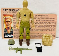 GI Joe 1983 Duke V1 Complete Tight File Card Vintage Hasbro Action Figure ARAH