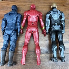 Lot of 11 Super Heroes Figures Mixed 12″