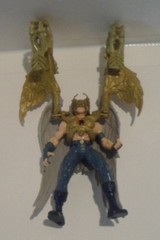Hawkman action figure with wings and claw attachments – 5 1/2″ inches tall