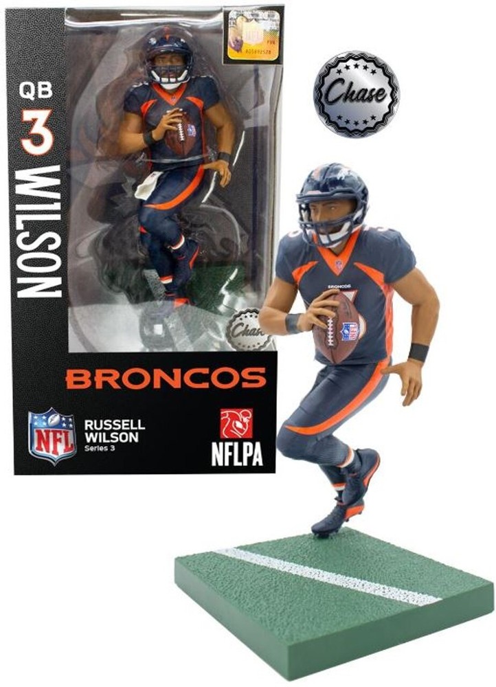 Russell Wilson Denver Broncos NFL Imports Dragon Series 3 Figure Chase Variant