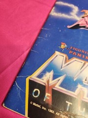 Vtg HE-Man sticker album Panini + Books + She-ra MOTU Lot of 7