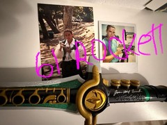 Power Rangers Rare Ban Dai OG VTG Autograph Jason David Frank Sign Dragon Dagger