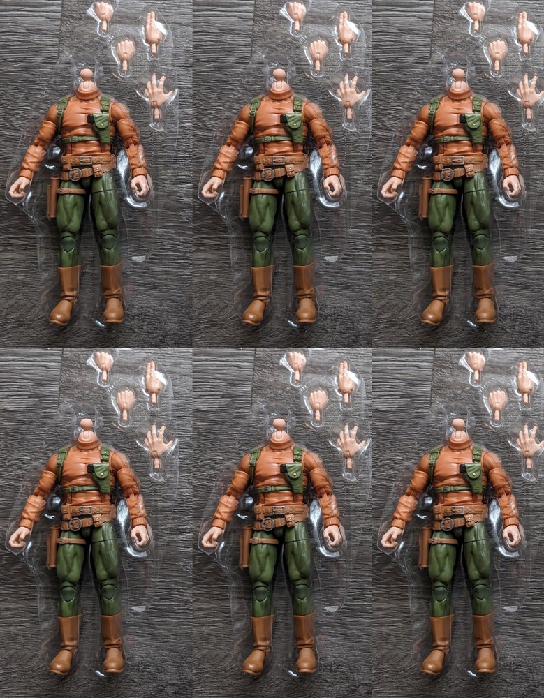 6x Marvel Legends Gamerverse Nick Fury BODY Custom Figure Fodder Joe Classified
