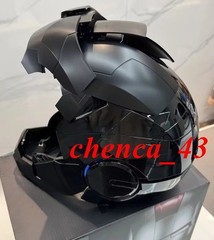 US Ship!!! Iron Man MK5 Black Helmet Electronic Wearable Voice-control Mask 2025