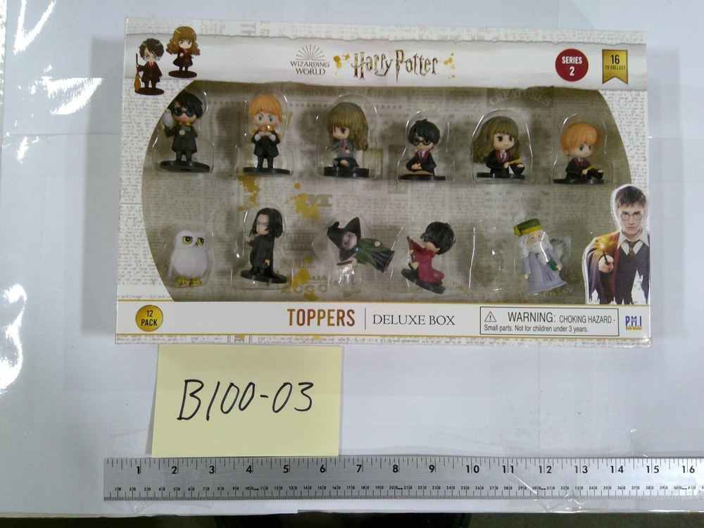 Harry Potter Toppers Deluxe Box Series 2 Figure Set 12 Pack PMI Toy New