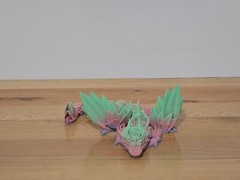 3D Printed Butterfly Dragons Flexible Full Articulated Fidget Toy Decoration
