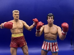 ROCKY VS DRAGO • ROCKY IV NECA FIGURES