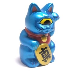 Real Head Sofubi Chaosman & Fortune Cat Baby Vinyl Figures – Rare Collectible