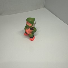 Soma Ninja Figure 1986 Green Turban Suit Fighter Rubber Martial Arts 2” Toy VTG
